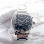 Copy Montblanc Timewalker 316L Stainless Steel Black Face Watch 7750 Swiss Grade